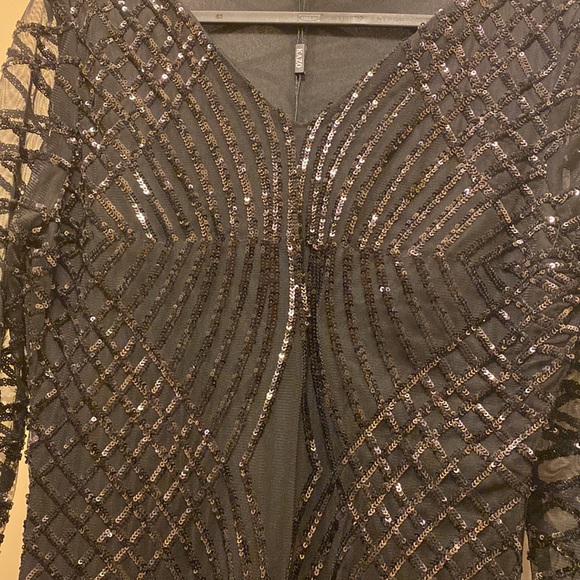 Black sequence dress - Picture 2 of 6